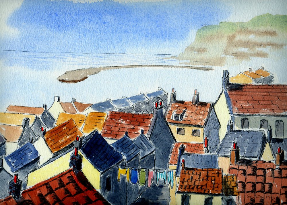 Staithes by Erica Biggs