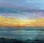 Sunset breakwater by Susie Olford