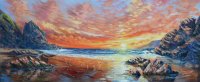 Sunset cove by Pat Duff