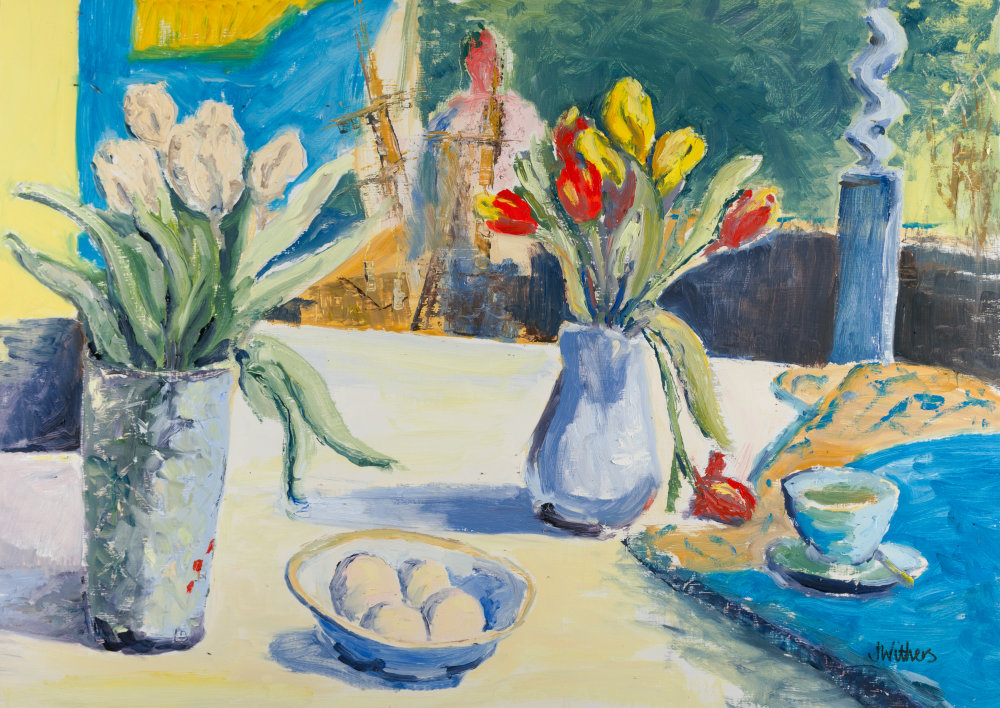 Still life, tulips