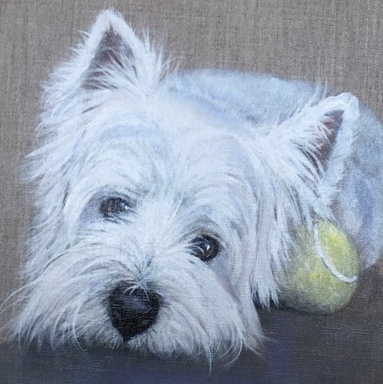 Westie by Lisa Shearing