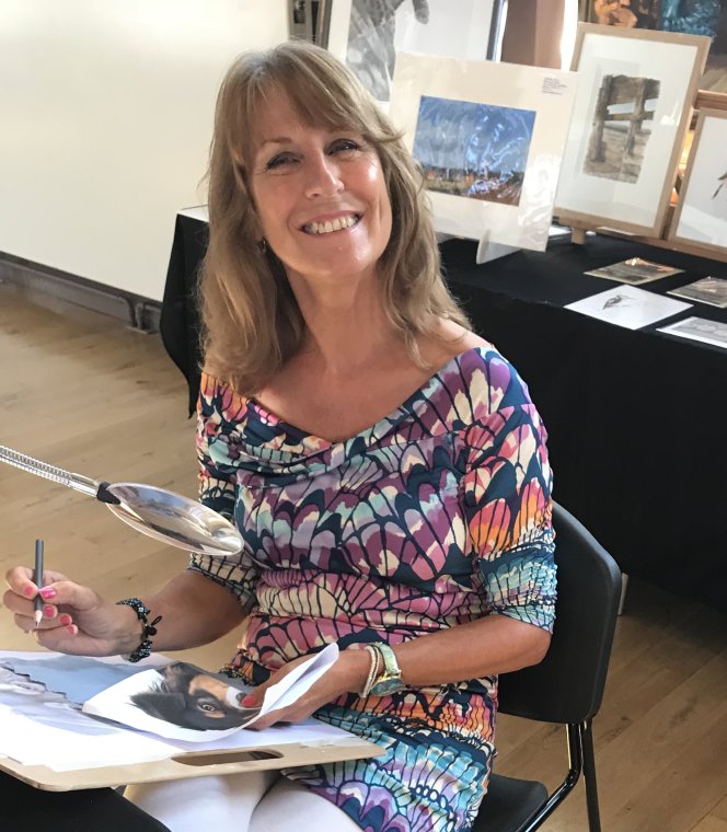 Desi becomes our exhibition "artist-in-residence"