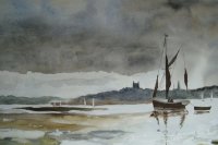 London barge by Vic Davis