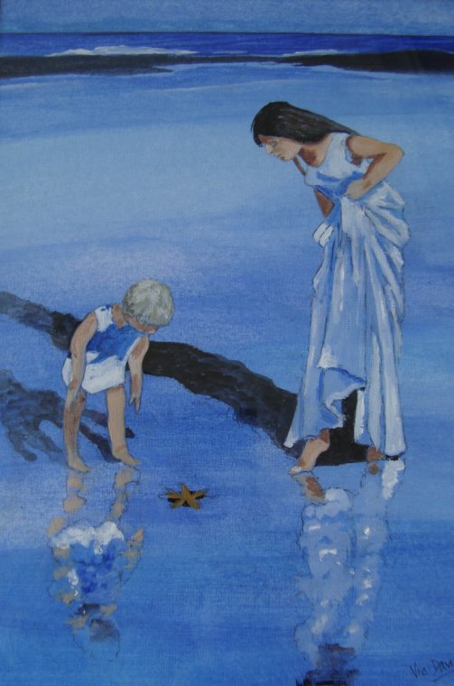 Is that a starfish, mummy? by Vic Davis