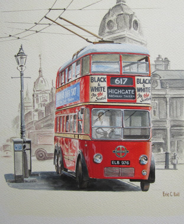 Trolley bus by Eric Ball