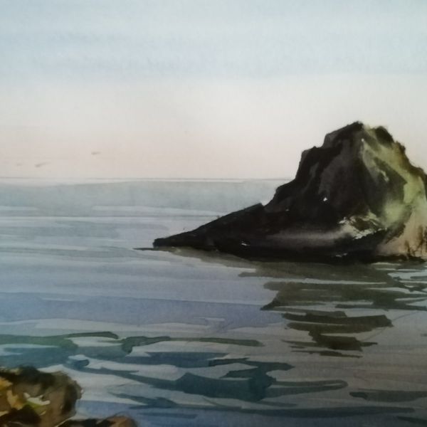 Thatcher Rock, Torquay. Devon - Sold
