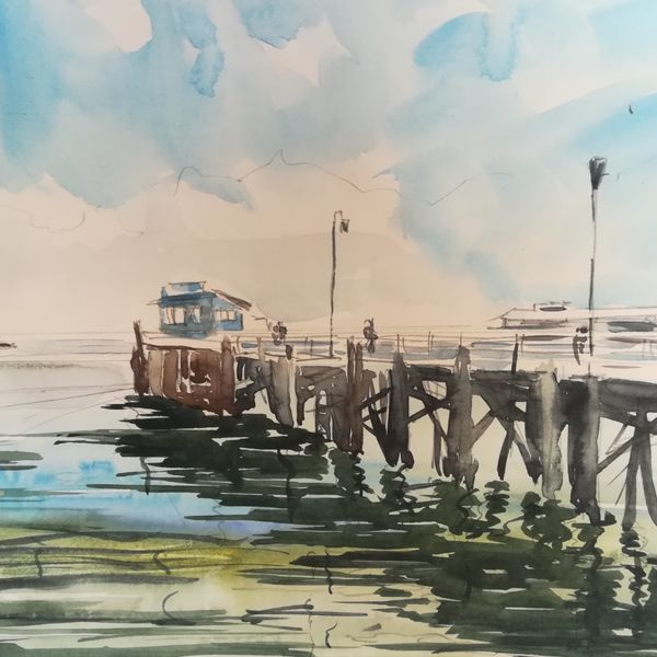 Pier 9 - San Francisco (Framed) - £100.00 SOLD