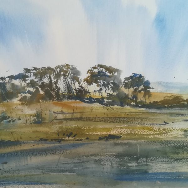 Otter Head 2 - Budleigh Salterton En Plein Air - £195.00