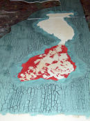 Cracking, peeling paint: mid- process