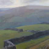 O23 Light over Crackpot 2003 oil 80x80cm SOLD.