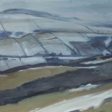 O24 Receding Snow 2011 oil SOLD