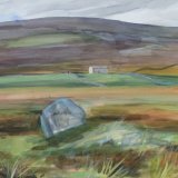 W2 Brownsey Moor I August 2005 watercolour 65x40cm £600