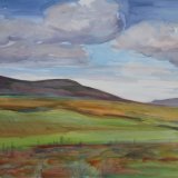W3 Melbeck Moor August 2005 watercolour 72x52cm SOLD