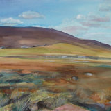 W6 Brownsey Moor IV 2006 watercolour 97x64cm SOLD