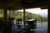 Nature Walk Resort, Kandy. This was the restaurant at the hotel, it was wonderful to have dinner and breakfast looking out over the valley.