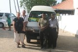 Our Tour Group. Myself and Bill with Sandun our bird guide and Silva our driver.