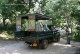 Our Transport in Yala National Park. Our day at Yala was a bird and mammal safari, this jeep collected us from our hotel at 5am, while it was still dark !! our driver was Sudu, we had a great day, a real experience.