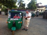 Tuk-Tuk Taxi. Took a trip in one of these on our last day at the Beach Resort. Great fun !!!