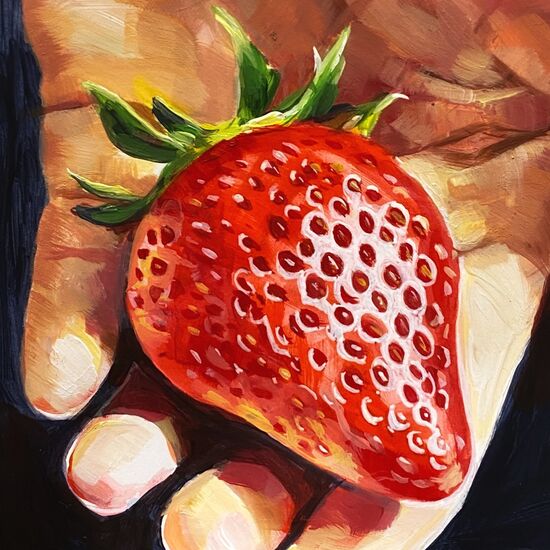 Ripe strawberry