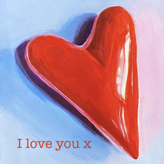 I love you red heart