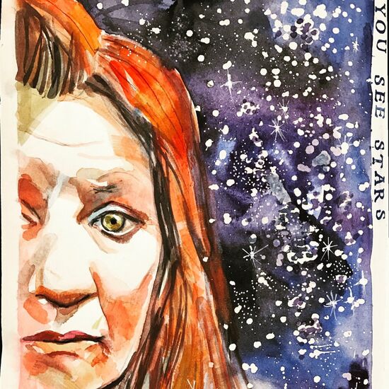 Only in darkness can you see the stars