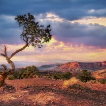 Sunset over Capital Reef