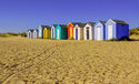 Beach huts