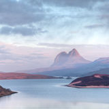 Morning Light on Mount Suilven from Cam Loch