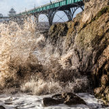 Crashing Waves, Clevedon Pier