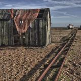 Fisherman's Hut and Rail Line