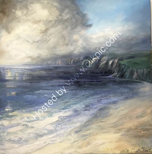 Storm over Sandwood bay