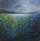 foinaven through the flowers [small oil]