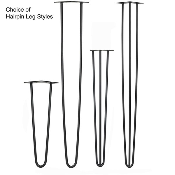 2 Bar & 3 Bar Hairpin Legs we use 3 bar and 2 bar hairpin legs for tables and benches