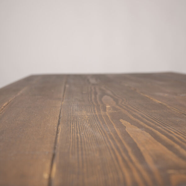 Wood Table Top Detail - Medium Oak Stain detail of wooden table top with medium oak stain and danish oil barnacle bespoke furniture