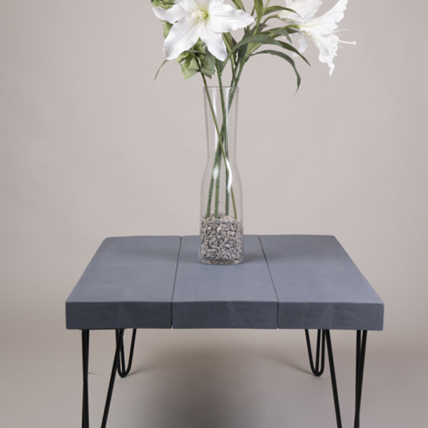 Coffee Table - Moonlight Grey - Hairpin Legs Coffee table with hairpin legs in Moonlight grey wood stain