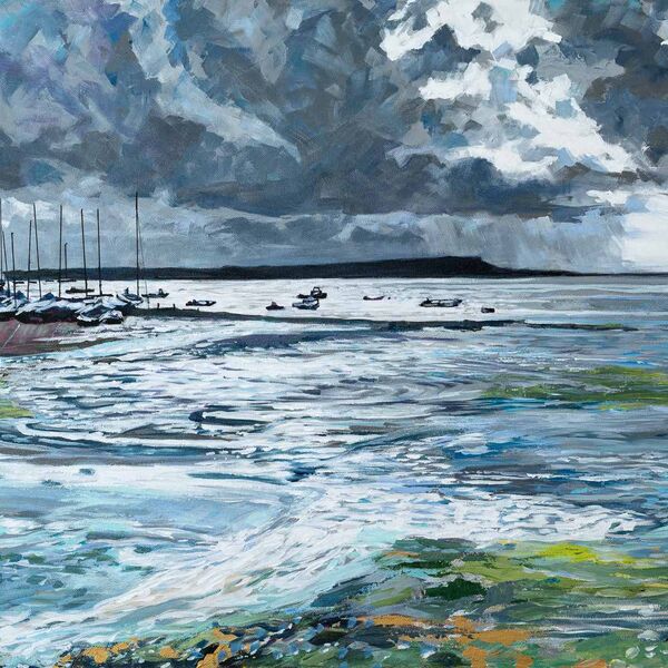 Storm approaching Hengistbury Head