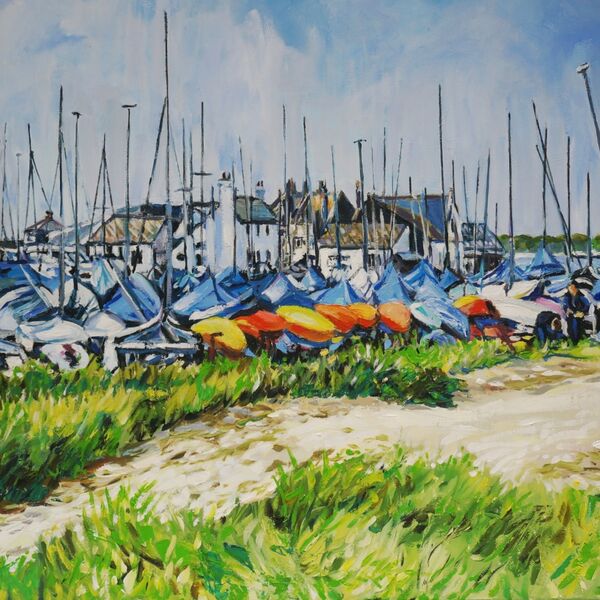 Spring Evening, Highcliffe Sailing Club