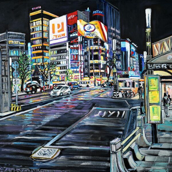 Wet Night in Tokyo 4, Tokyu Plaza Ginza