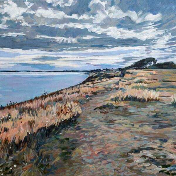 Coastal walk Barton on Sea