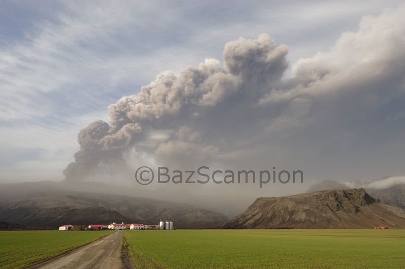 Eyjafjallajokull Volcano eruption