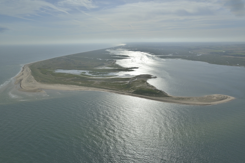 Aerial view of Blakeney Point