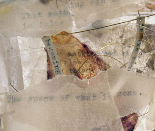 "The space of what is gone..."