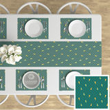 Kolmio Teal and Gold