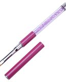 Professional Square Gel Nail Brush with Purple Sparkly Handle €10.95