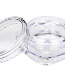 Travel Sample Jars 5g/5ml Square with Clear lid 3 Pack €1