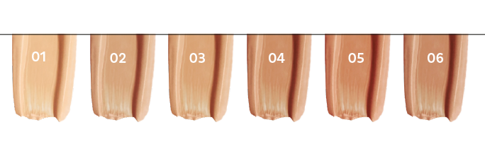 UrbanProof Foundation Swatches