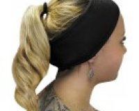 Black Cotton Velcro Headband €4.50