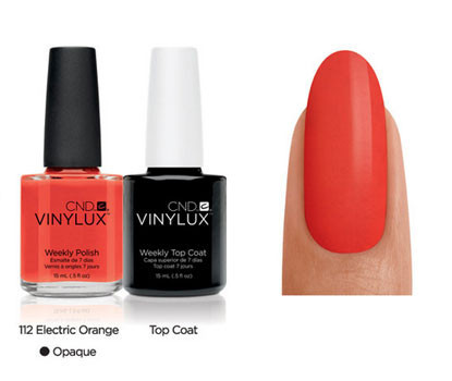 CND Vinylux Electric Orange #112 €12