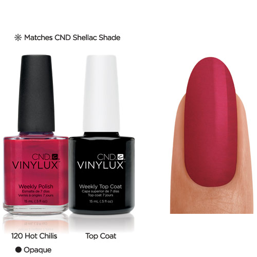 CND Vinylux Hot Chilis #120 €12