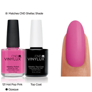 CND Vinylux Hot Pop Pink #121 €12